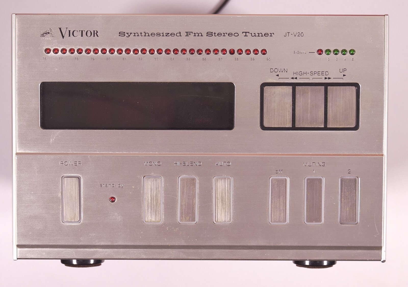 1974 Victor JT-V20 Early Digital Touch FM Stereo Tuner ~JAPAN IMPORT FOR REPAIR