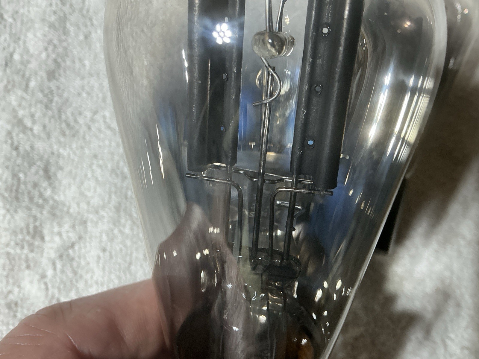 2 RCA Type 80 Globe Rectifier Tubes 80 UX-280 380 Engraved Base TV-7 TESTED