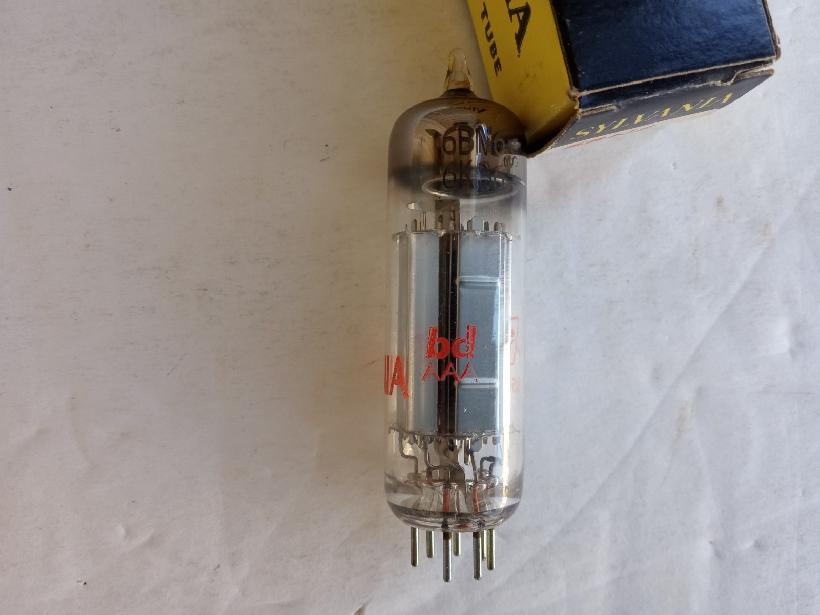 Nos SYLVANIA 6BN6 6KS6 Vacuum Tube TESTED