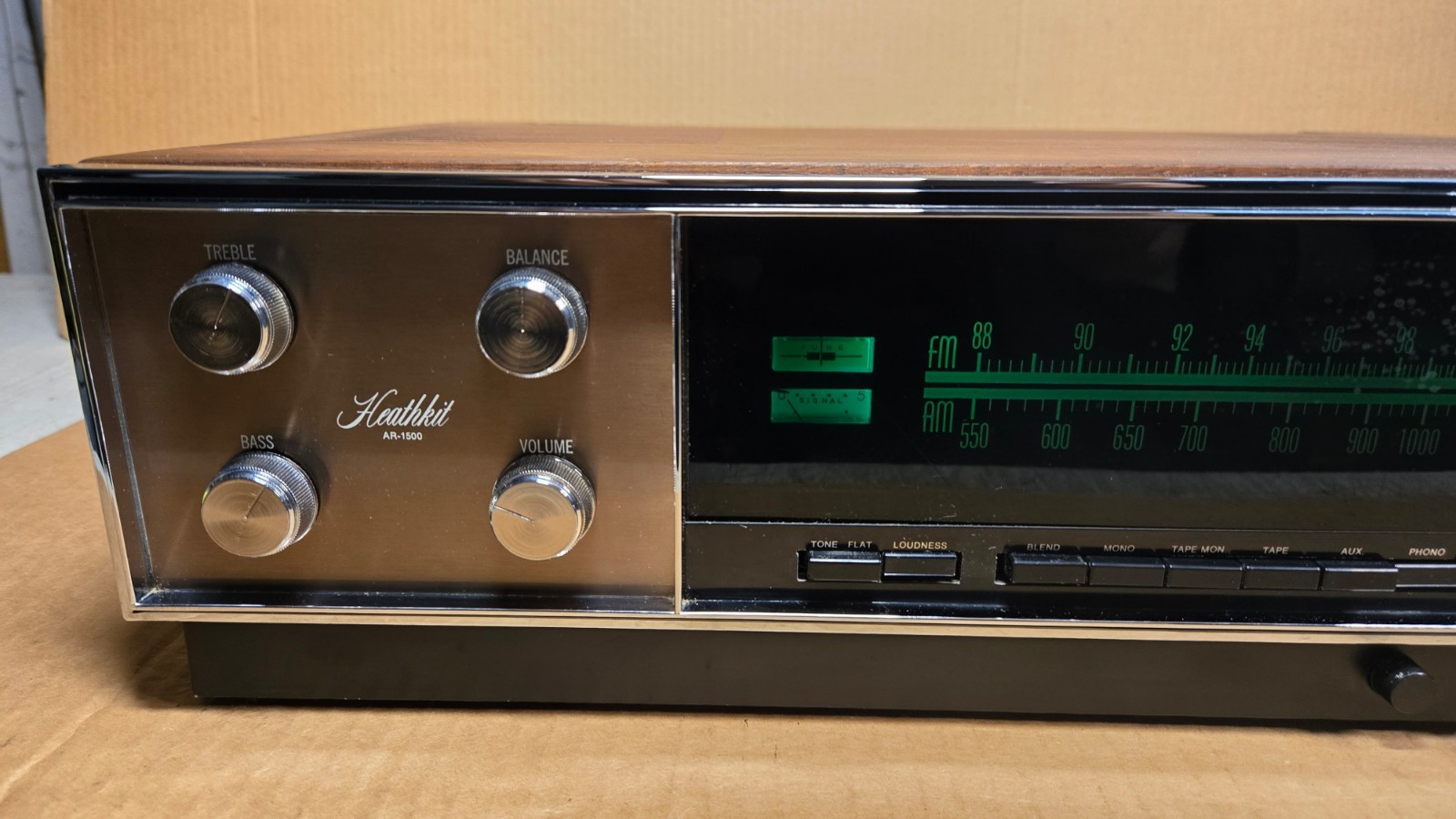 Heathkit AR-1500 Vintage Stereo Receiver Very Clean – Works – Radio Does Not