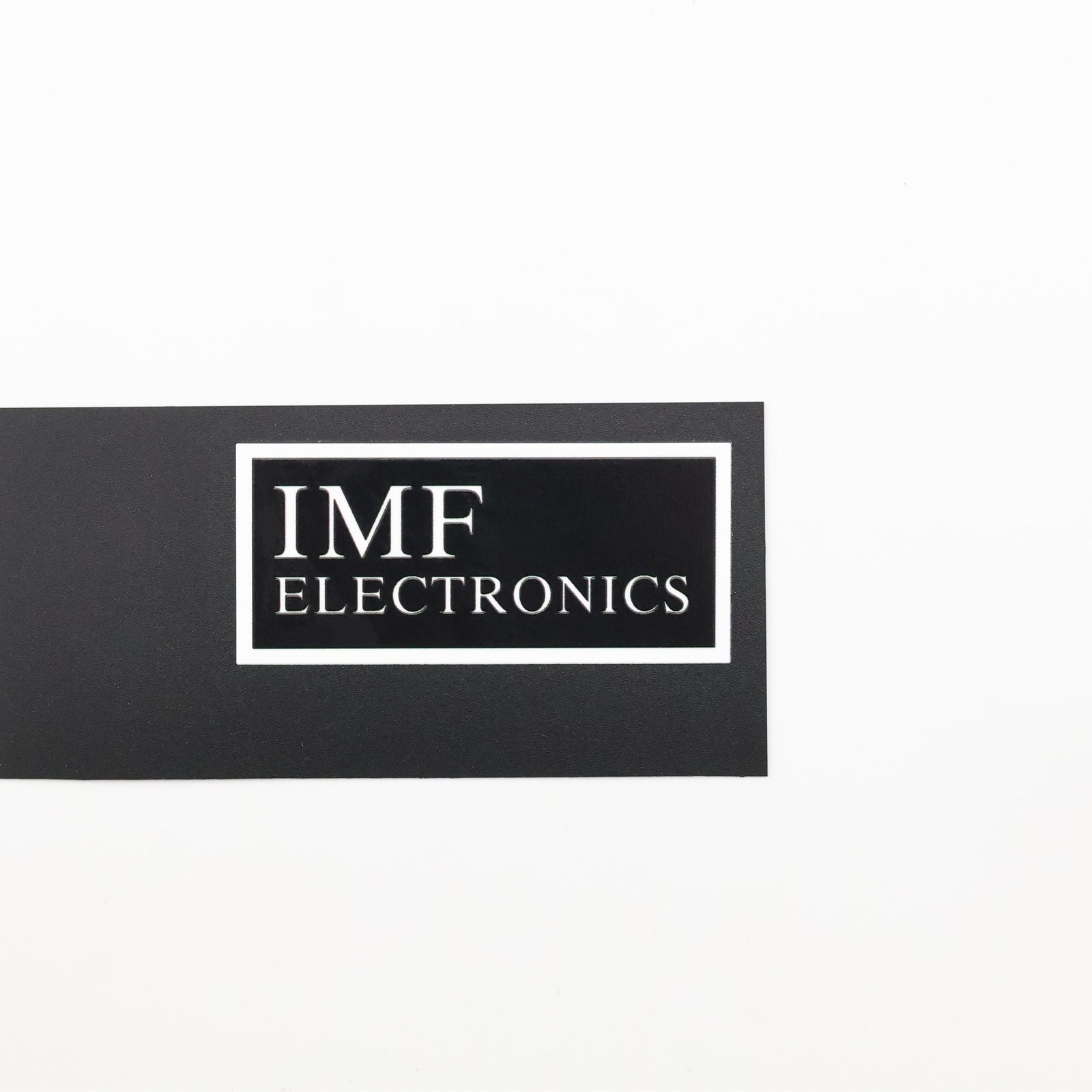 IMF Electronics logo badge Sticker Decal DIY waterproof 63mm(2.48″)X28.5mm(1.22″