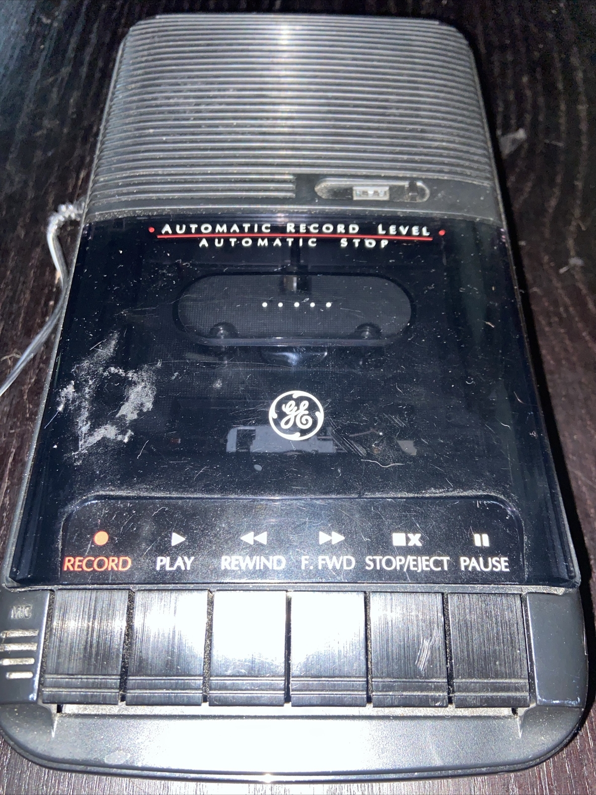Vintage GE Cassette Recorder 3-5025A Automatic Record Level Automatic Stop R