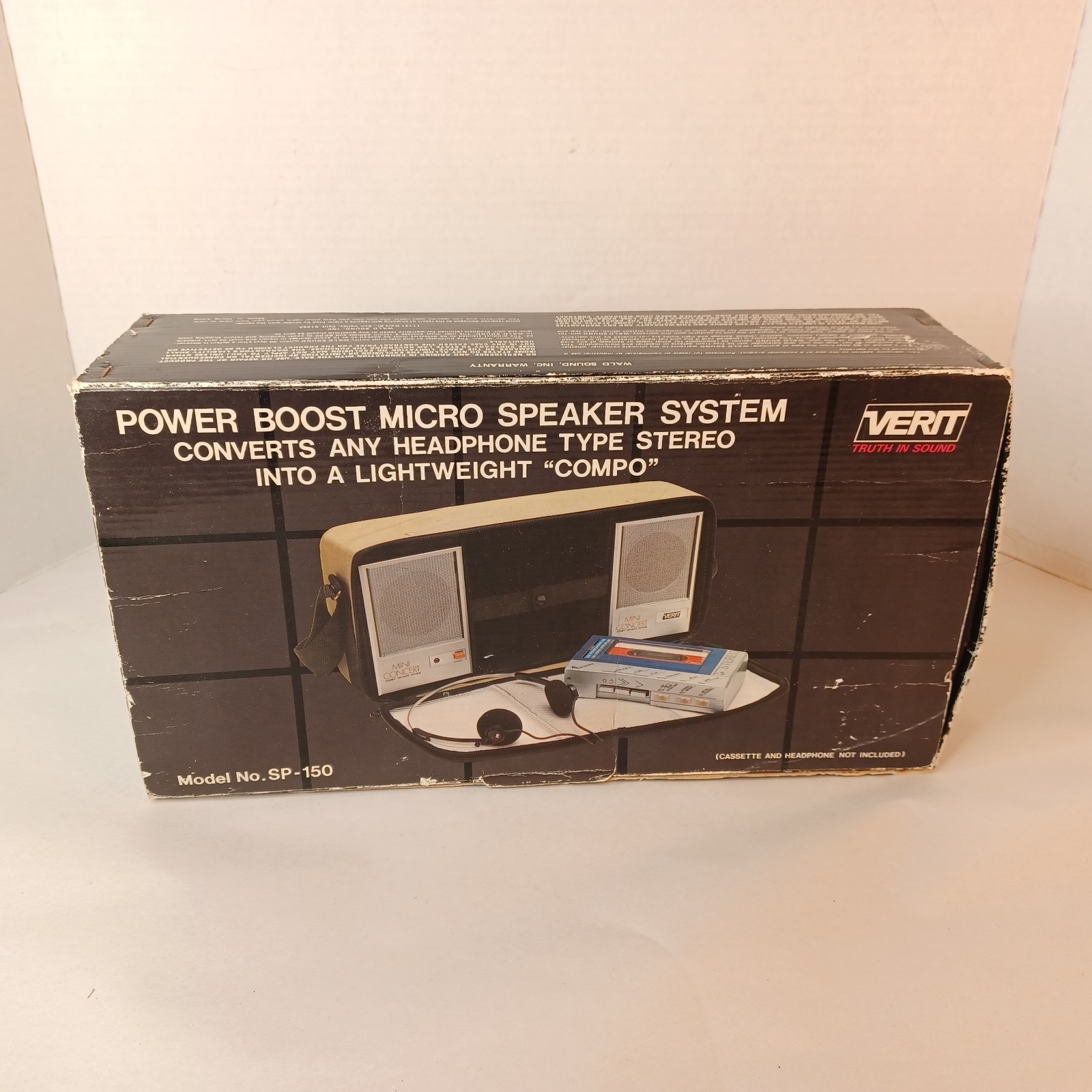 Verit Sp-150 Speaker Case Only Vintage