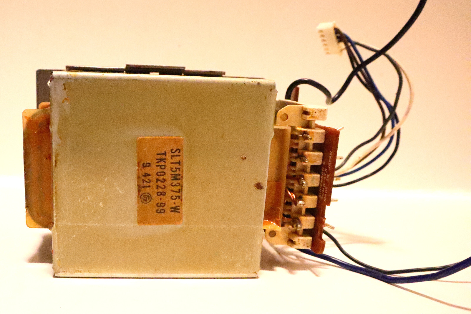 Vintage Power Transformer SLT5M375-W from Technics SA-350 Stereo Reciever