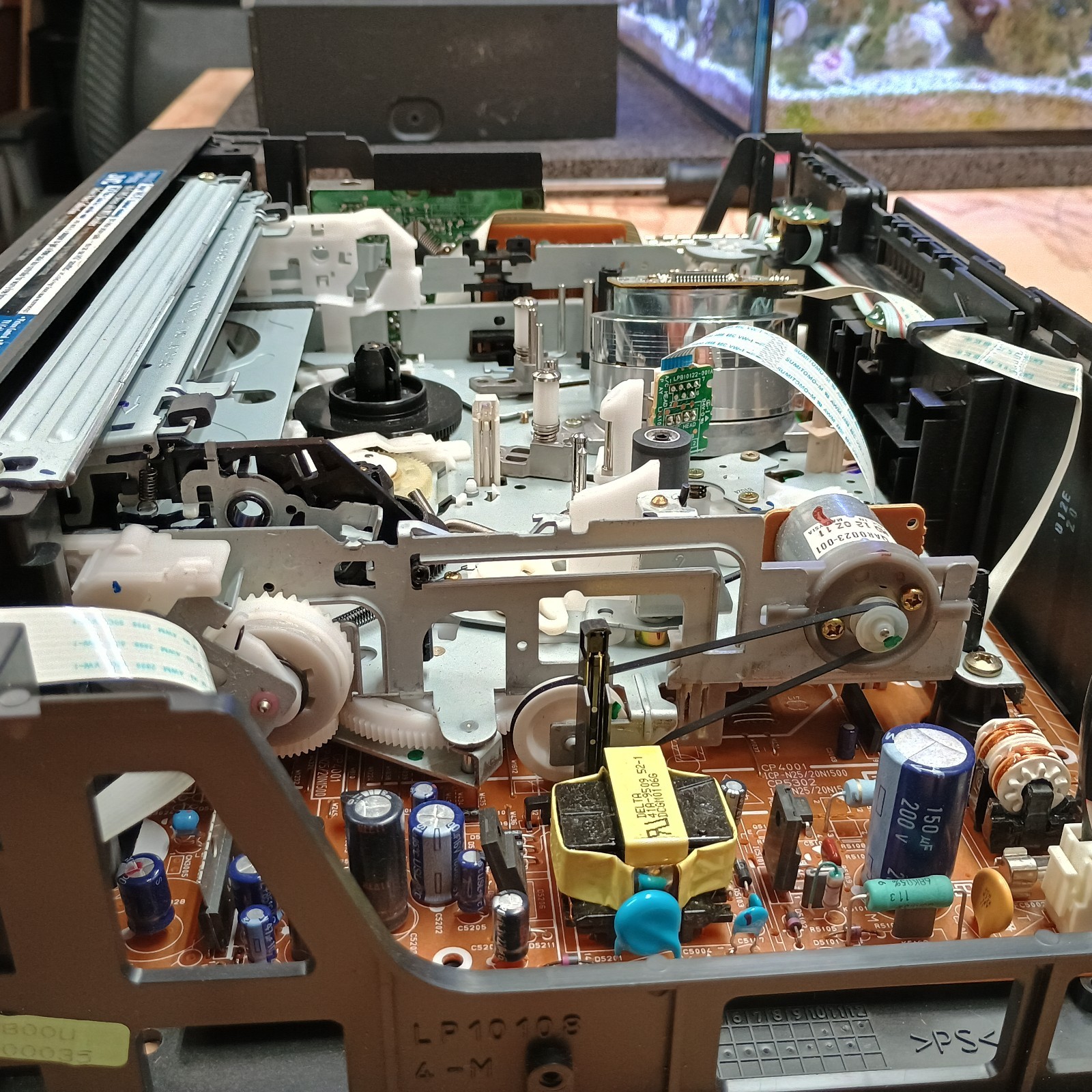 JVC HR-S3800U Super VHS ET Hi-Fi VCR Parts/Repair Load Mechanism Stuck