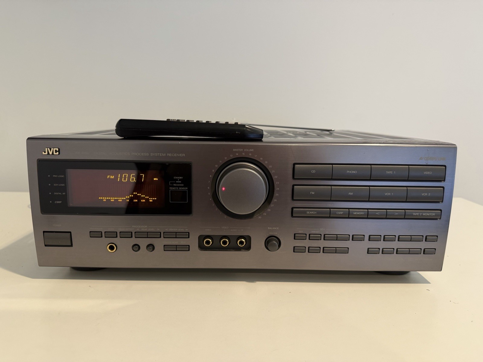 JVC RX-815V Stereo AV Receiver Dolby Pro Logic Tested w/ Remote & Antenna