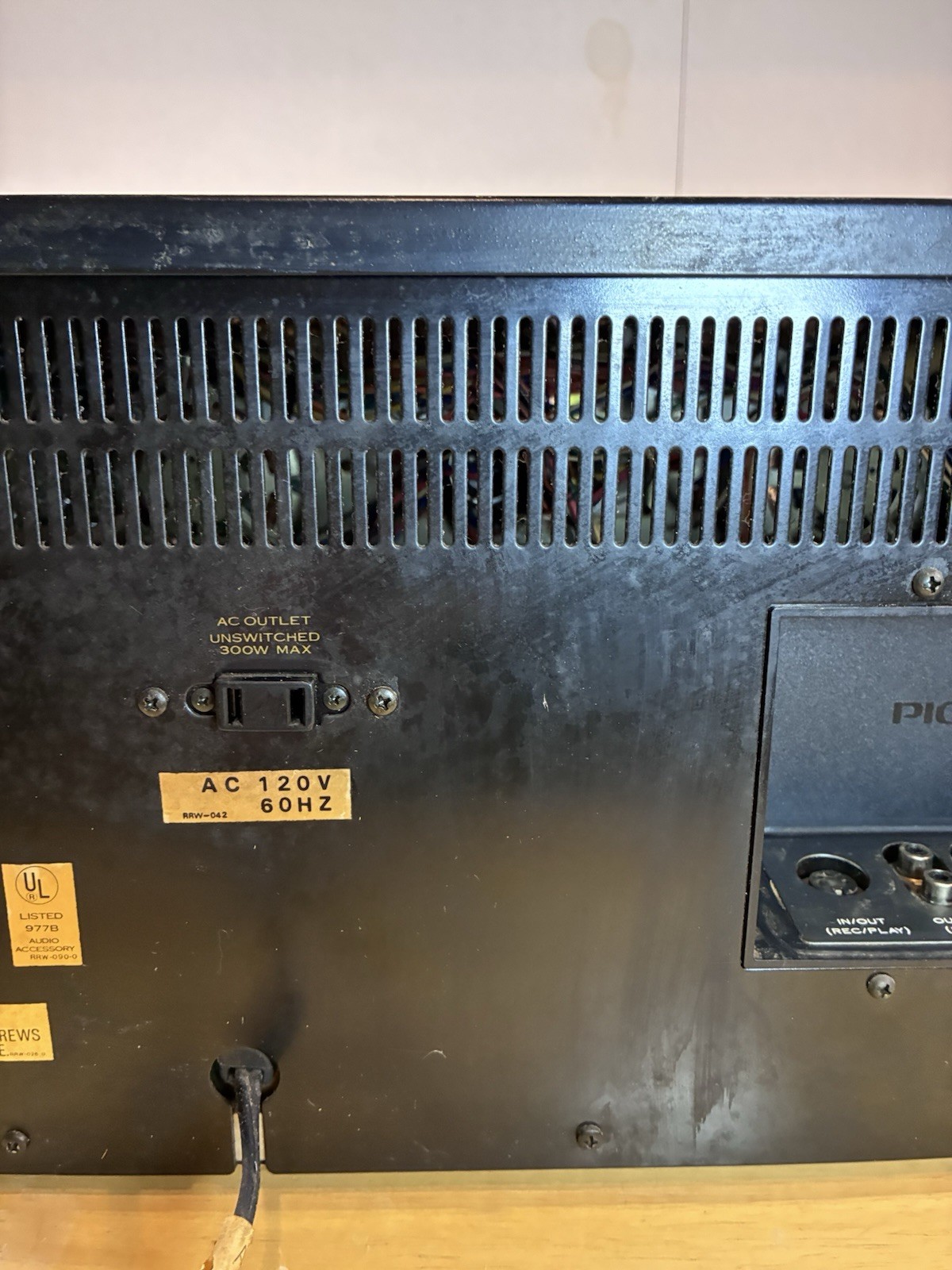 Vintage Pioneer RT-707 Reel-to-Reel Tape Deck | Tested, Comes From Smoking Home