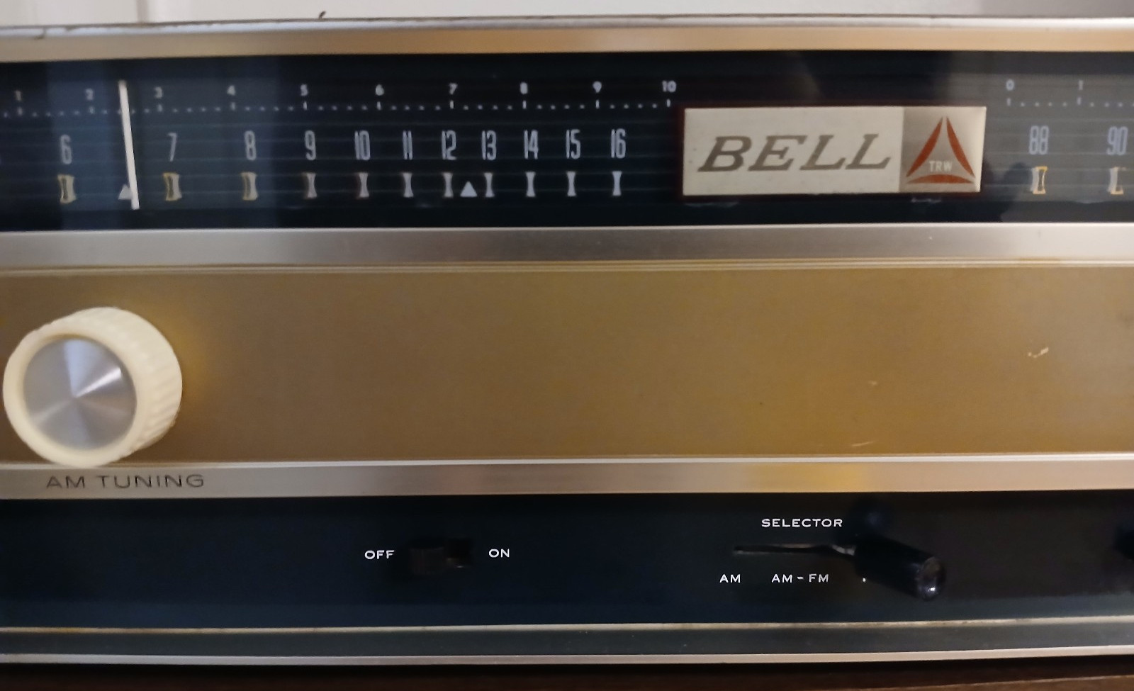 Vintage Bell 2421 AM FM Tube Tuner – AS IS – FM WORKING – SEE VIDEO & READ