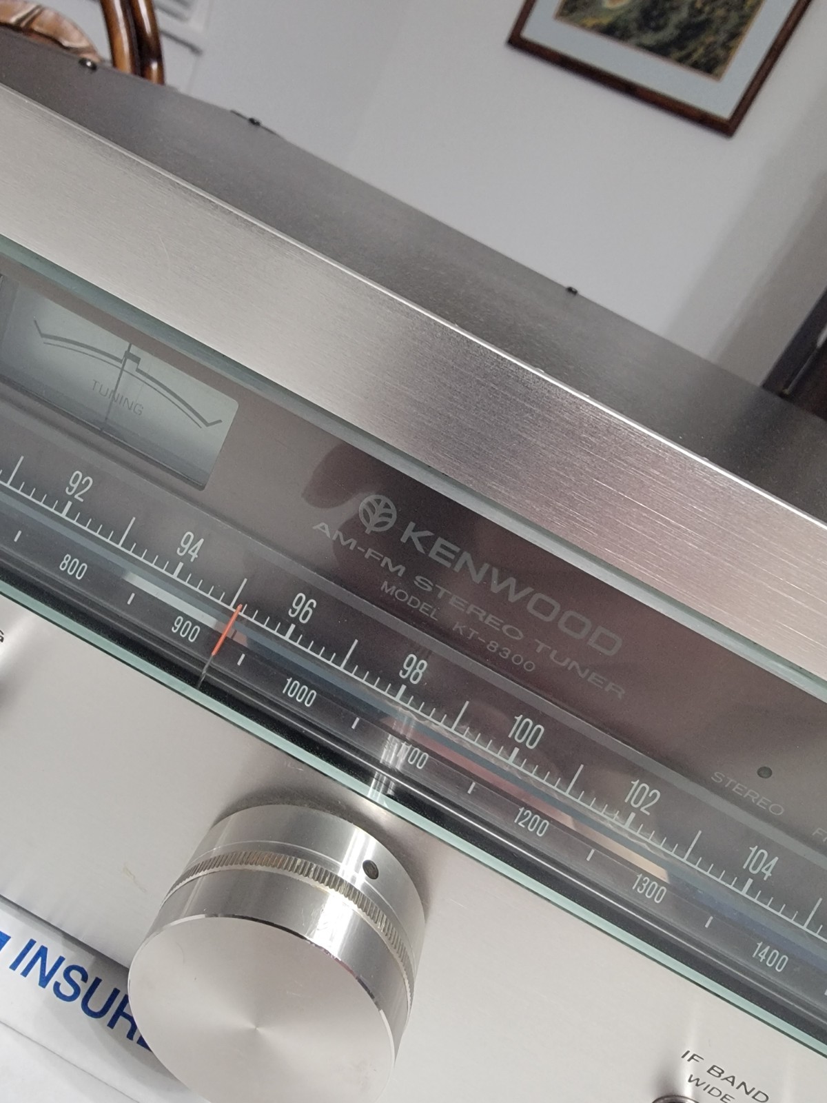 KENWOOD KT-8300 AM/FM Stereo Tuner ** TESTED **