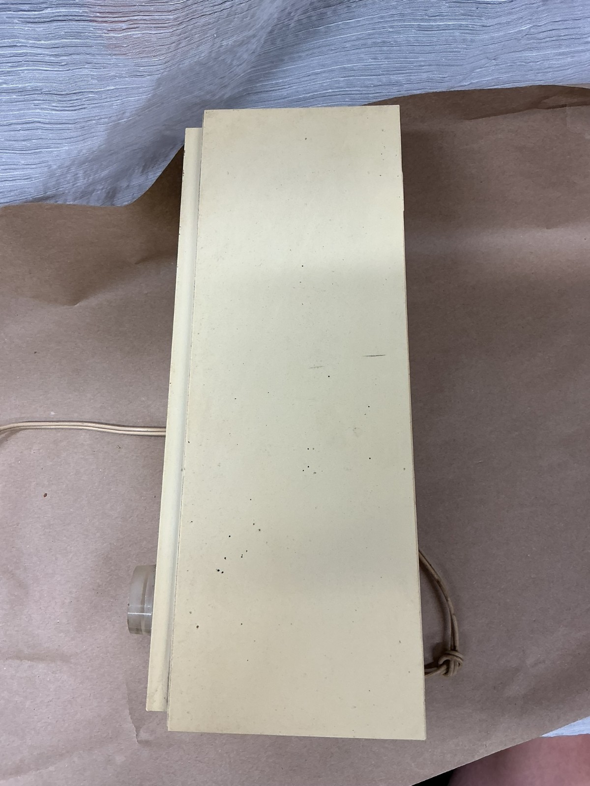 Vtg 1966 General Electric Table Top Beige Solid State FM AM Radio Tested works