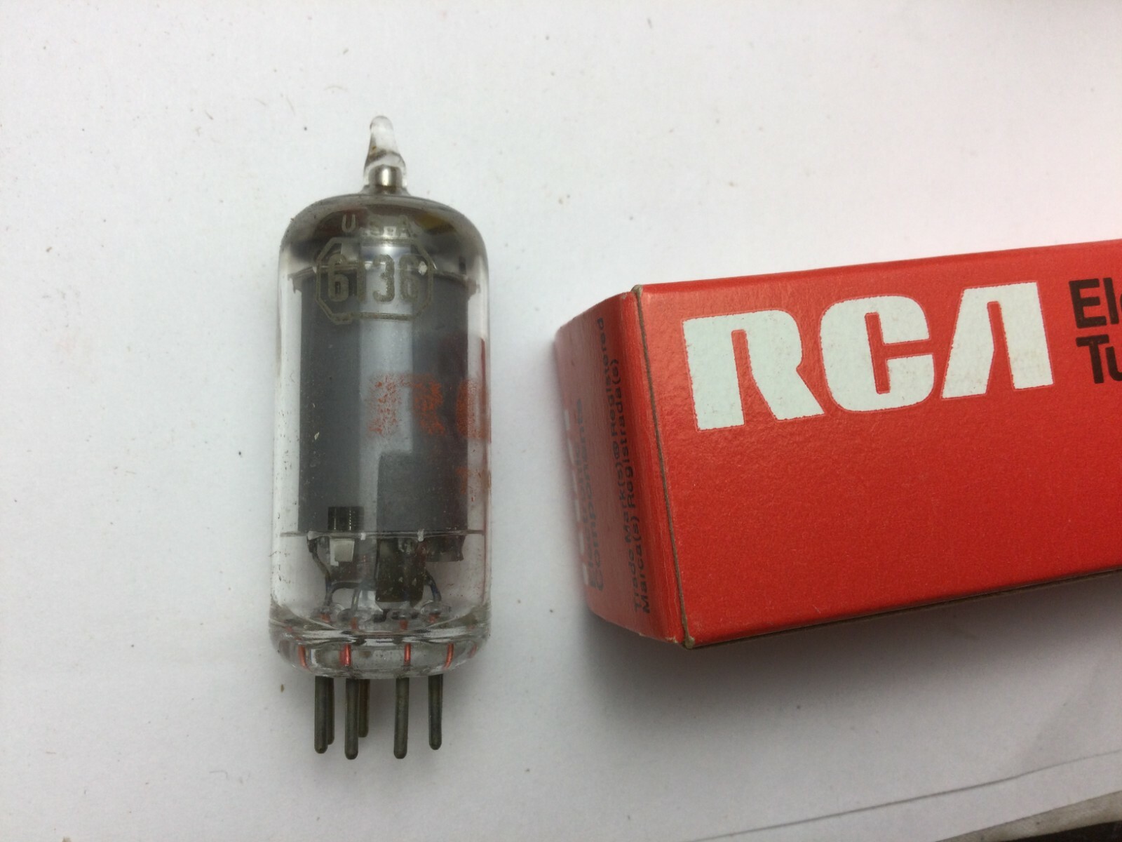 Lot of 9 Vintage Electronic Vacuum Tubes 6136 (4), 6146B, 6146A,