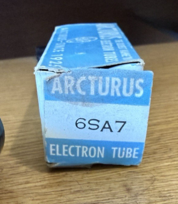 Vintage Arcturus Electronic Electron/ Vacuum Tube – 6SA7