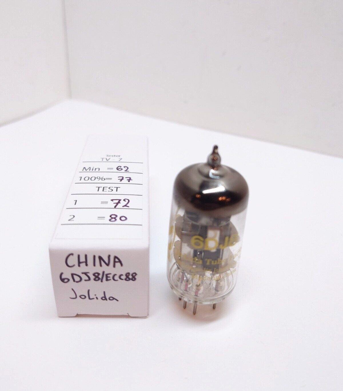 NOS RAM China E88CC 6DJ8 TV-7 Tested Strong Life Test Great Vacuum TUBE