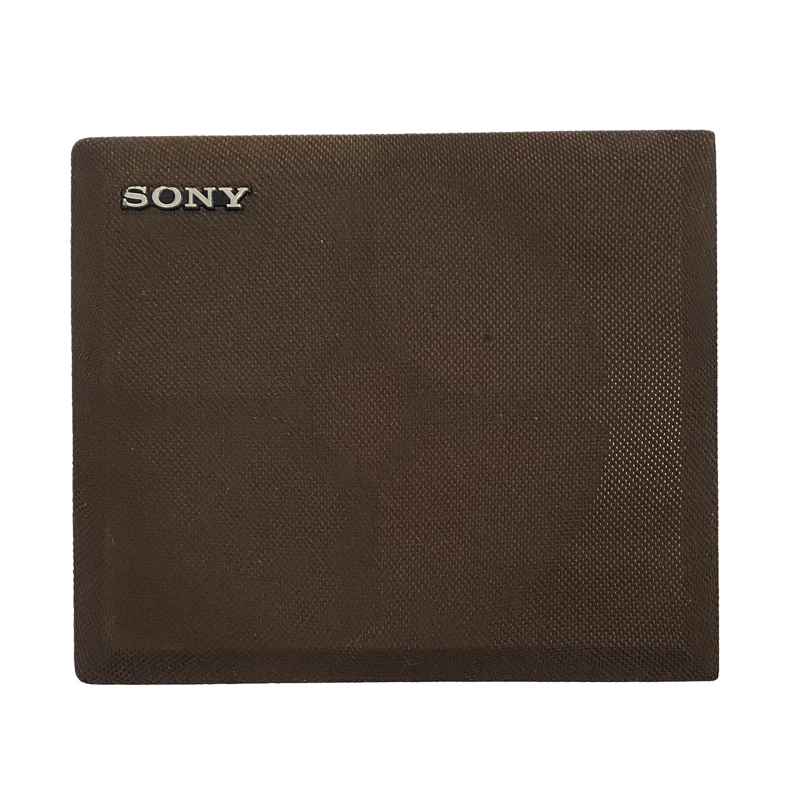 SONY ICF-9740W AM/FM Radio Parts Speaker Front Cover Brown Material And Logo