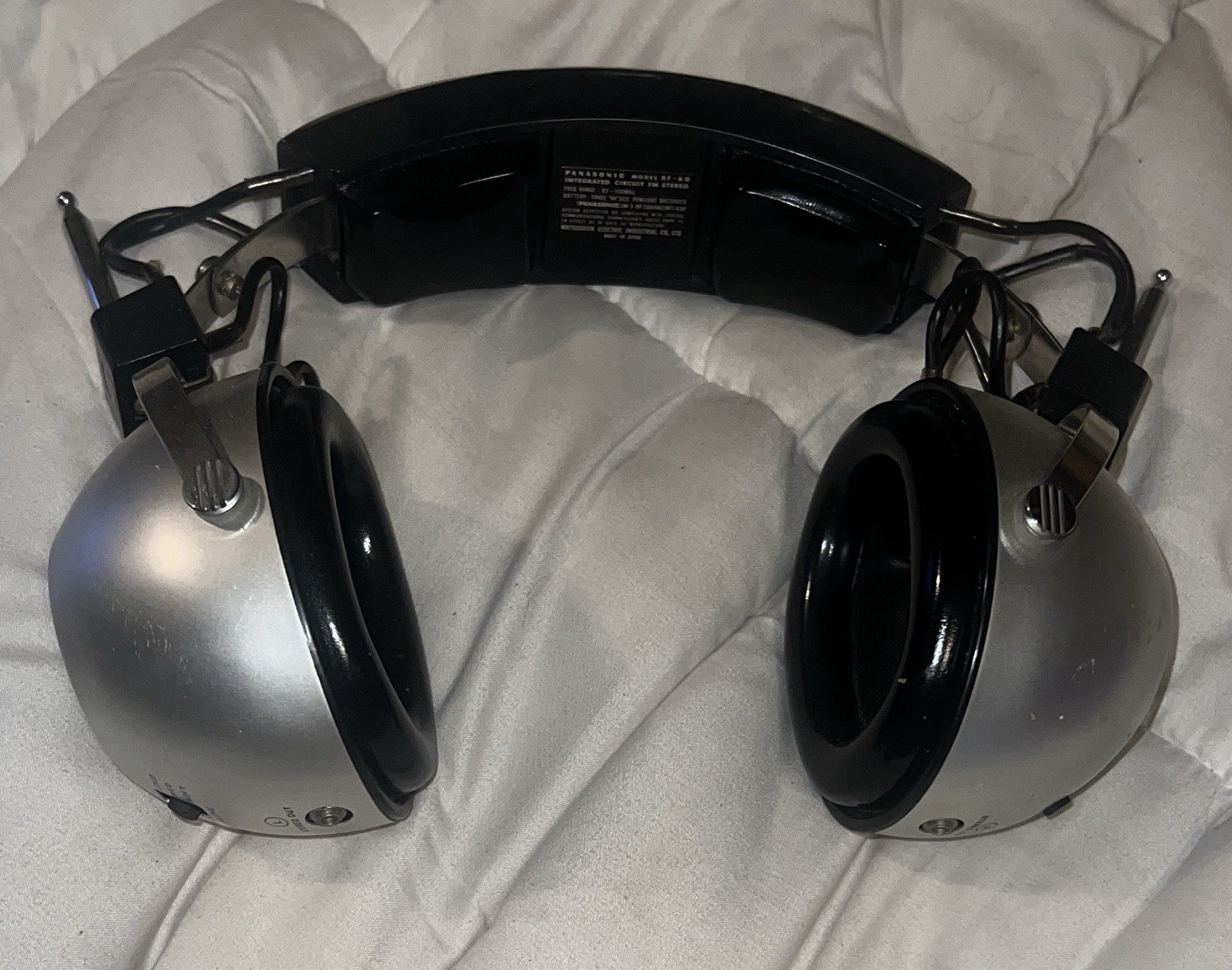 Vintage Panasonic RF-60 FM Stereo Headphones – EXCELLENT CONDITION