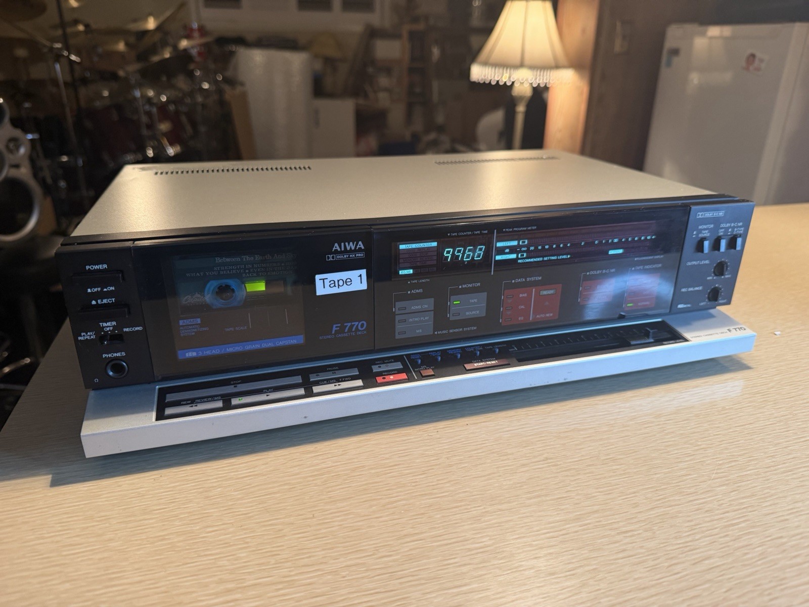 AIWA AD-F770 3head cassette deck Dolby Bc Full Fresh Service Extremely Rare Wow!
