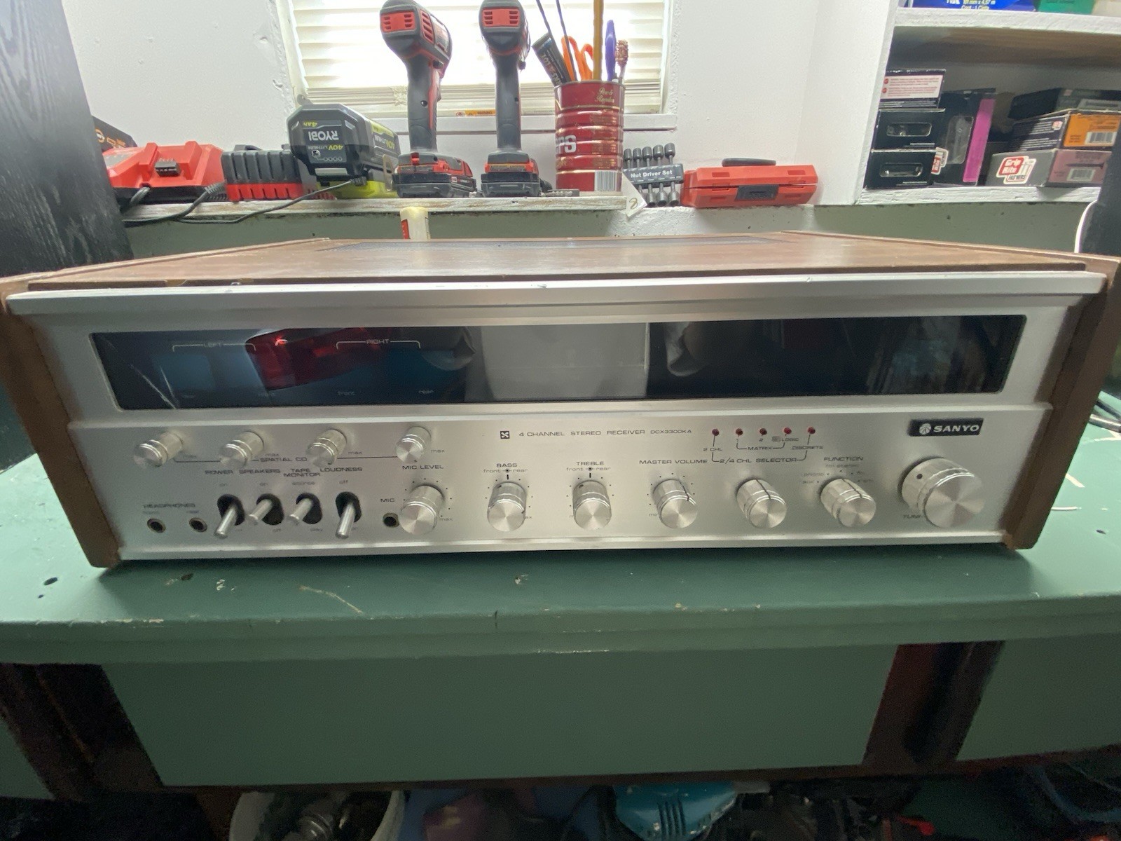 Sanyo DCX3300KA Stereo Receiver Vintage 1970’s Quadraphonic Unit See Description