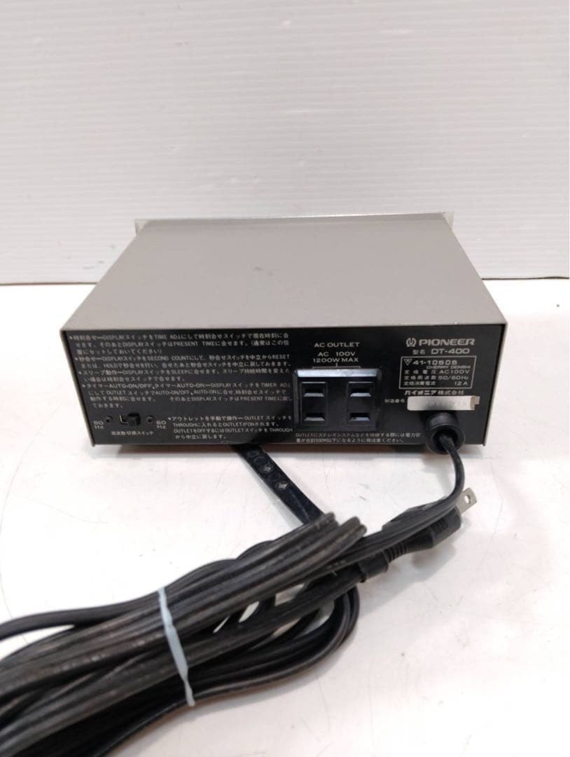 Pioneer DT-400 Digital Timer Vintage Used Powers On For Parts or Repair