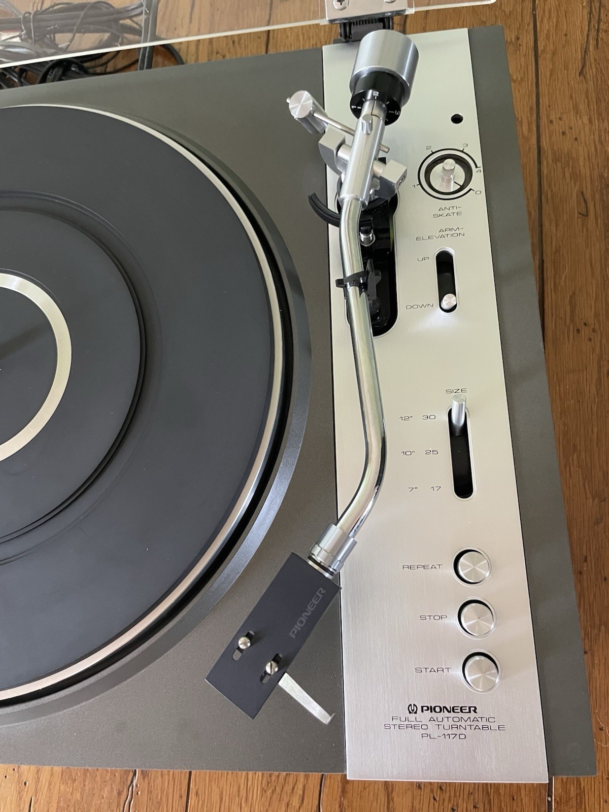 1977 Pioneer PL-117D Belt Drive Turntable + Empire 1000 E/X New Belt / Stylus