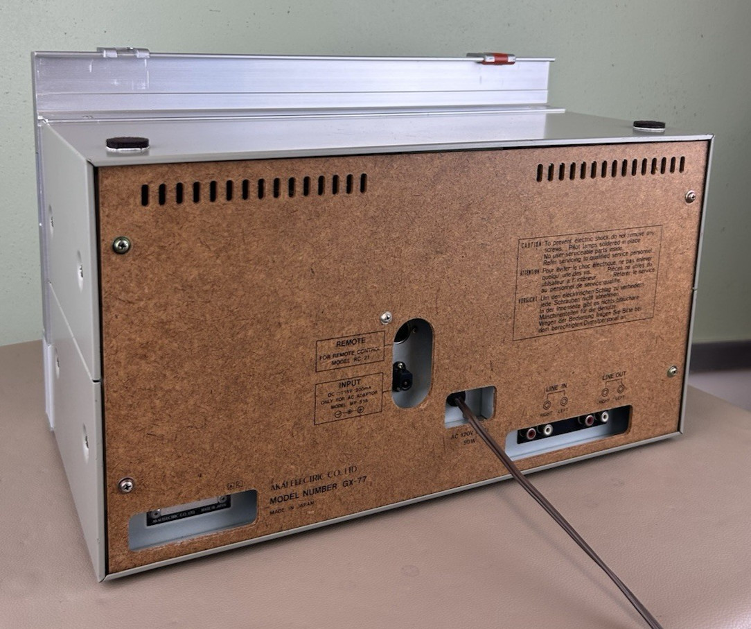 AKAI GX-77 REEL TO REEL PARTS/REPAIR