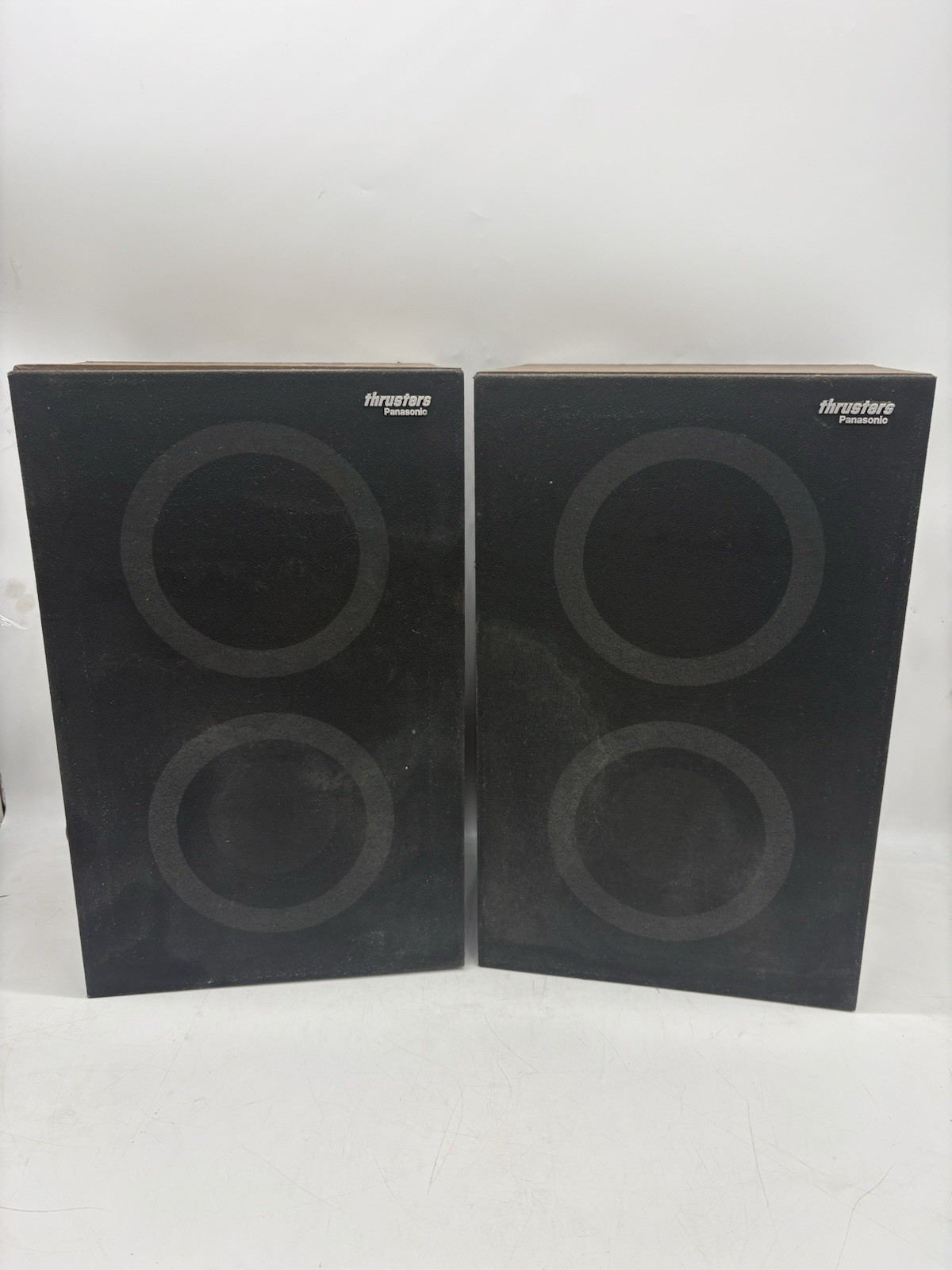 Vintage Pair of 2 Panasonic Thrusters SB-180 Bookshelf Speakers 8 ohms WORKS