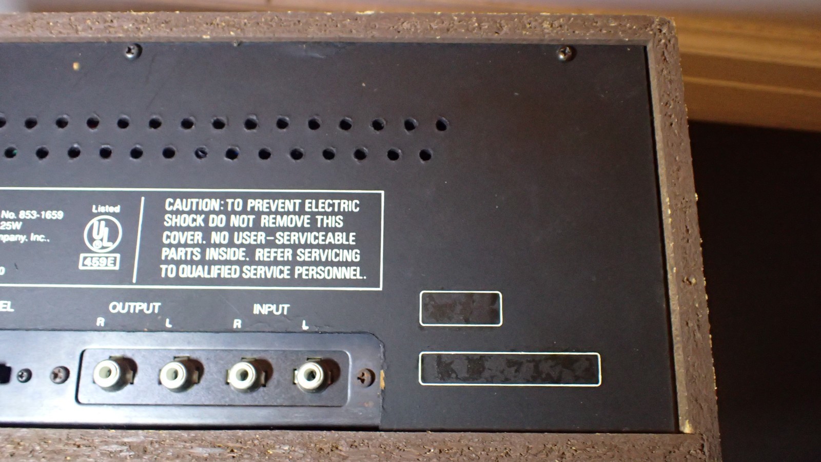 Vintage JC Penney Stereo Eight Track Deck 3331 for parts or repair
