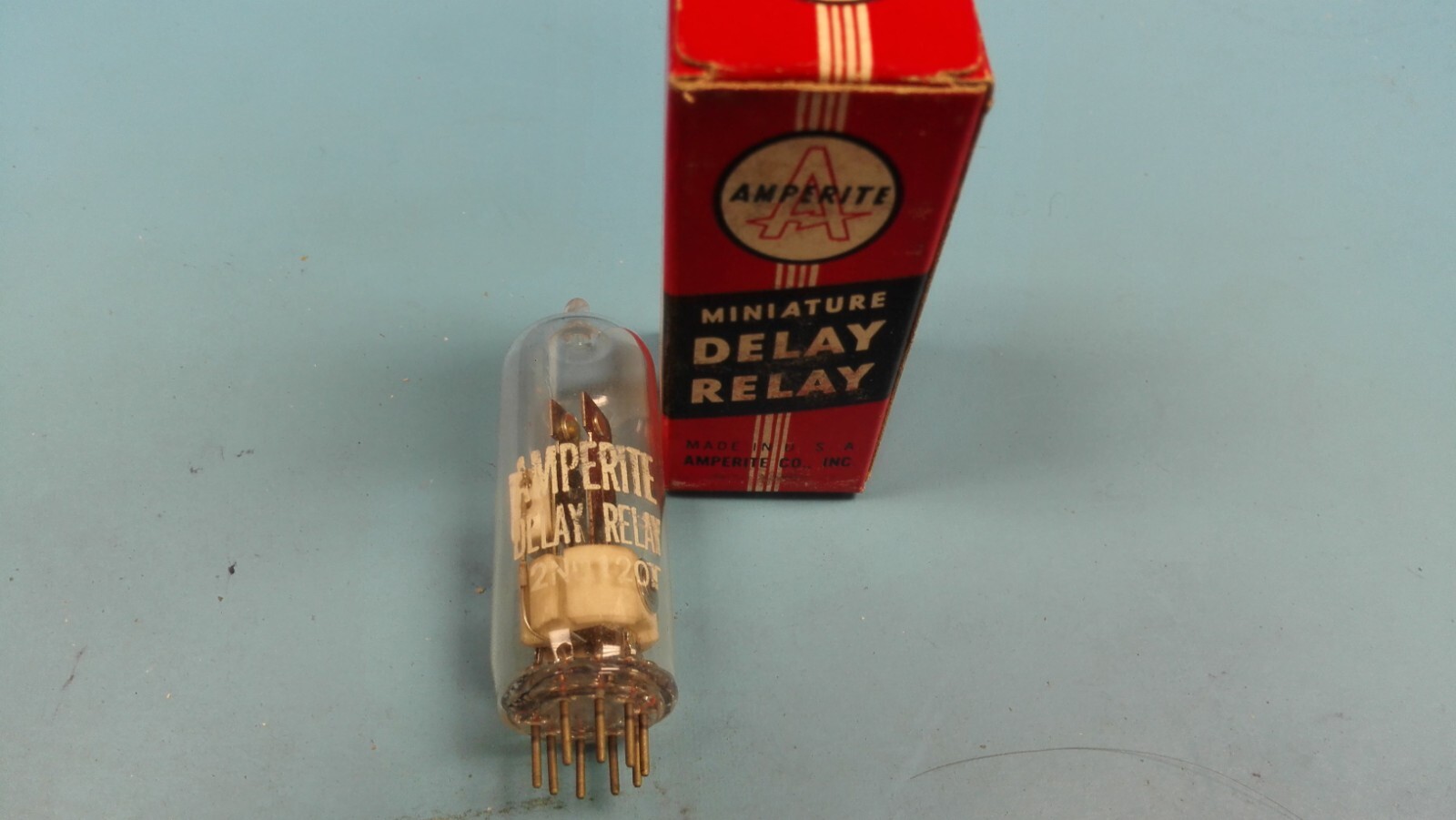 2N012OT RELAY IN TUBE CASE AMPERITE DELAY RELAY *** USA SELLER ***