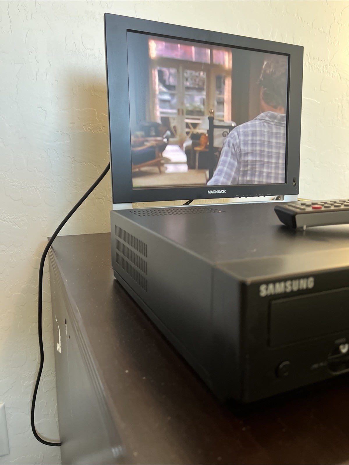 Samsung DVD-V9800 DVD VCR Combo Player VHS Tape Cassette recorder Remote
