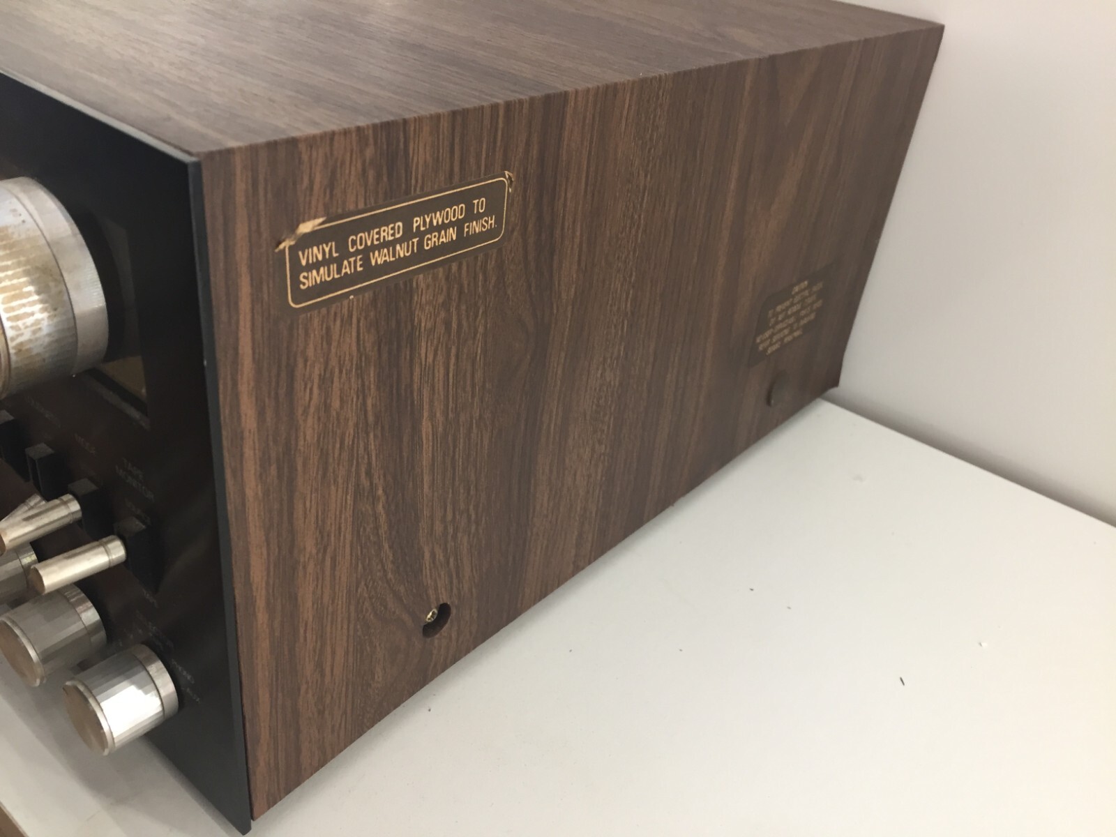 EMERSON 4000R VINTAGE STEREO WITH BUILT IN 8 TRACK ~ Tested/Works!