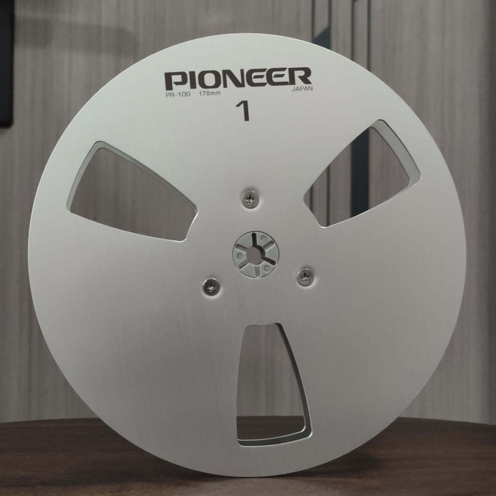 2X 7” Pioneer Black PR-100 Aluminum Reel to Reel RT-707 909 Empty Take Up Reel