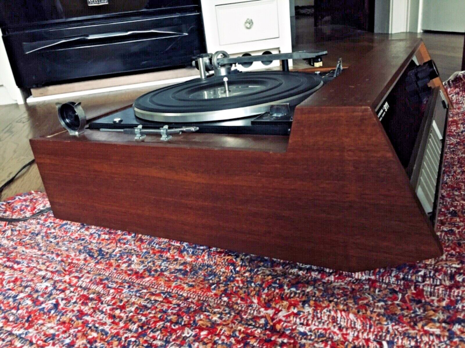 Vintage altec Lansing 911 stereo receiver amp speakers turntable epicure m100