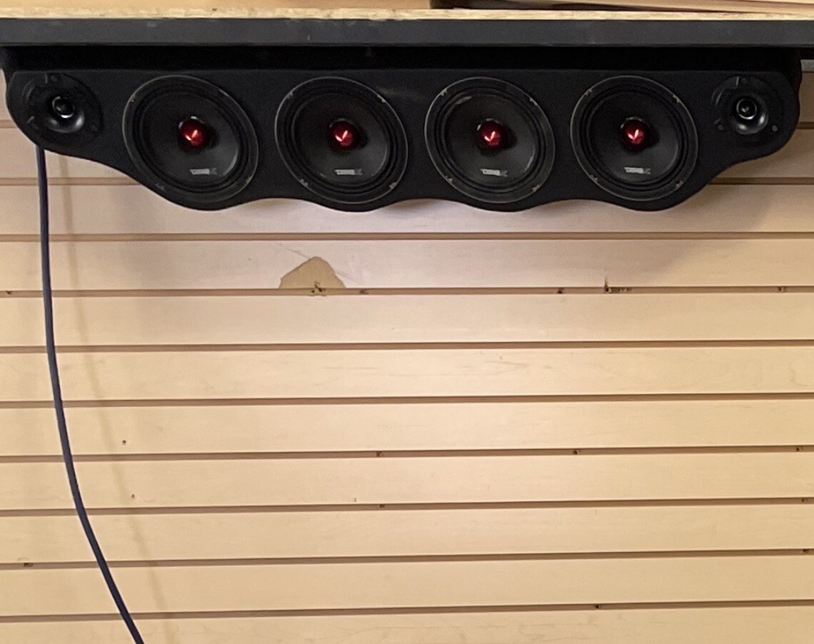 Universal Speaker Pannel 4-6.5 Midrange and 2Tweeters Roof Rack