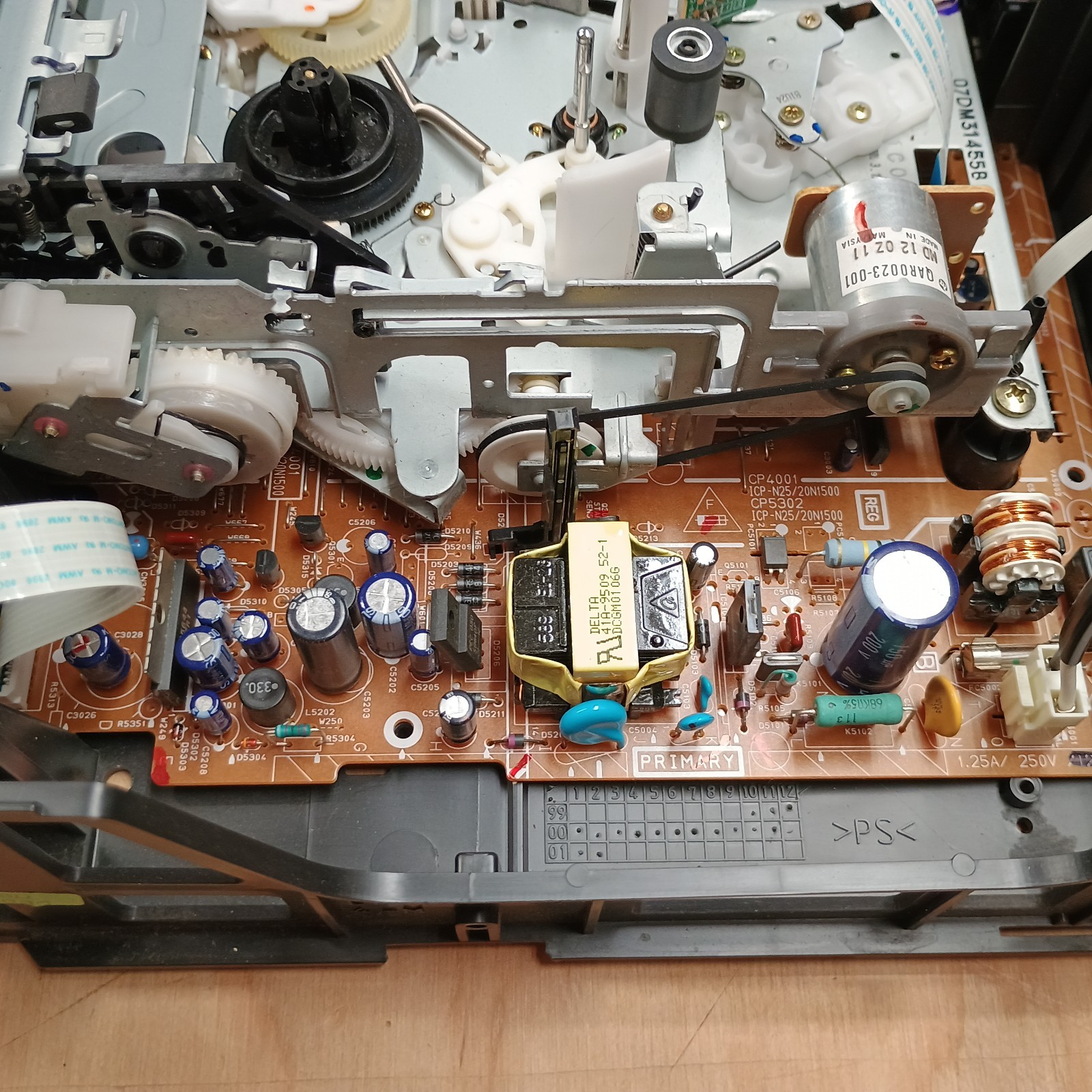 JVC HR-S3800U Super VHS ET Hi-Fi VCR Parts/Repair Load Mechanism Stuck