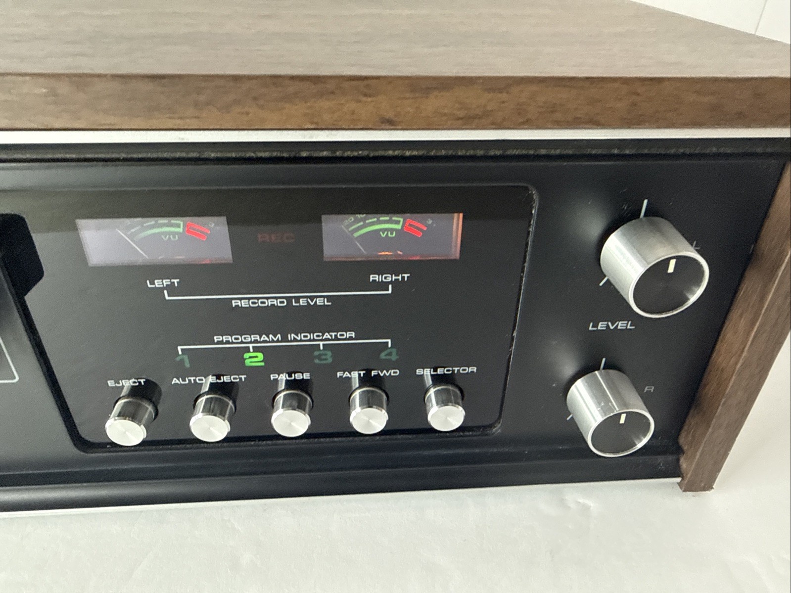 Vintage Sharp RT-811U * 8 Track Player /Recorder * Powers Up * Untested