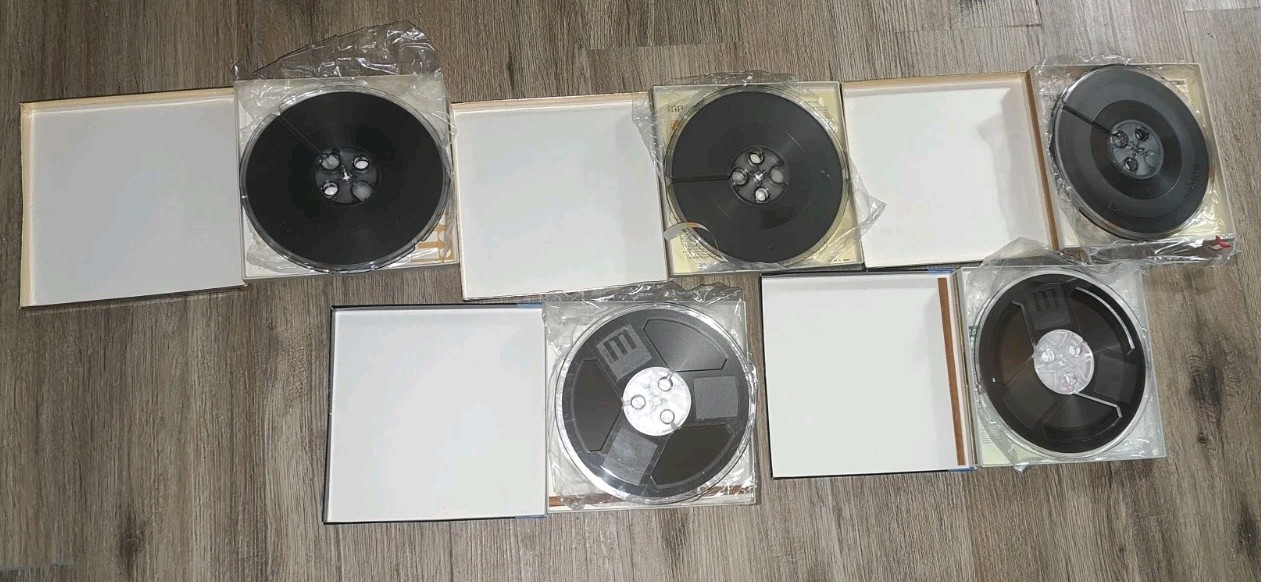 MAXELL UD 35-90 REEL TO REEL SOUND RECORDING TAPE (LOT OF 14) USED