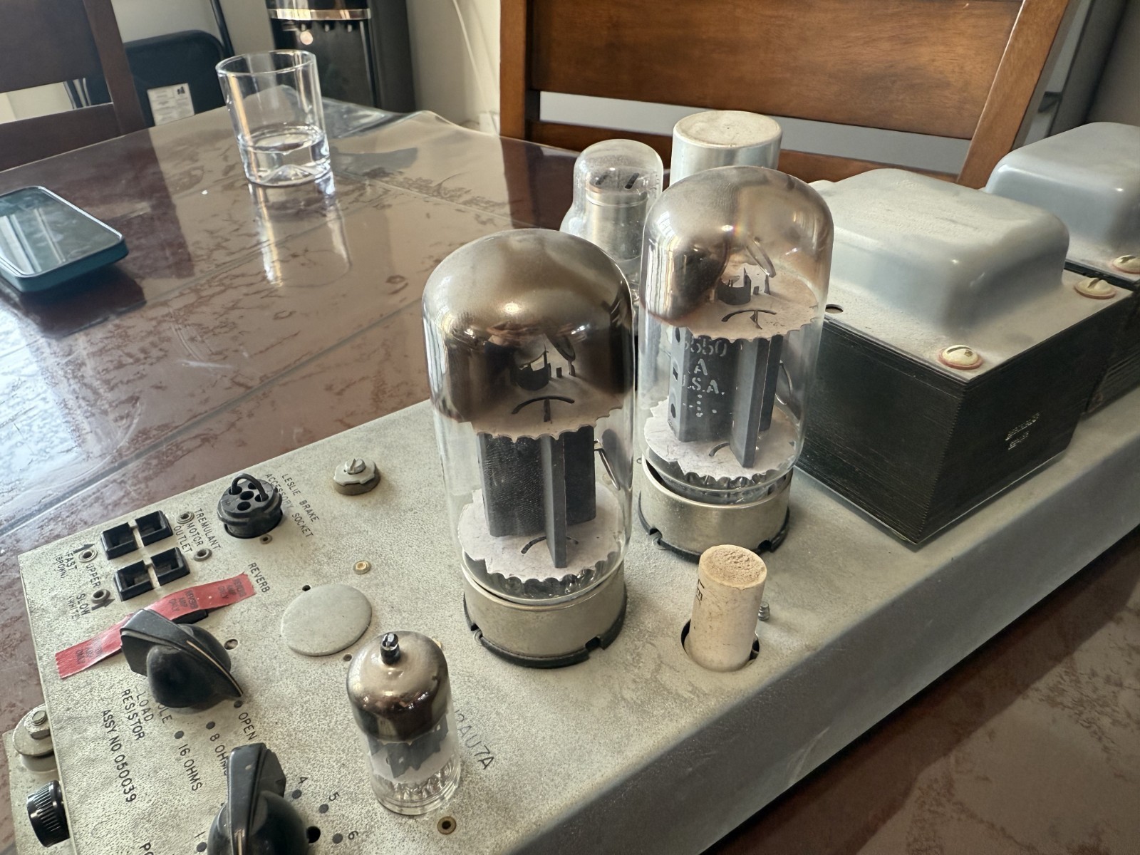 Vintage LESLIE 147 HAMMOND ORGAN Tube Power Amplifier SOUND FABULOUS 6550