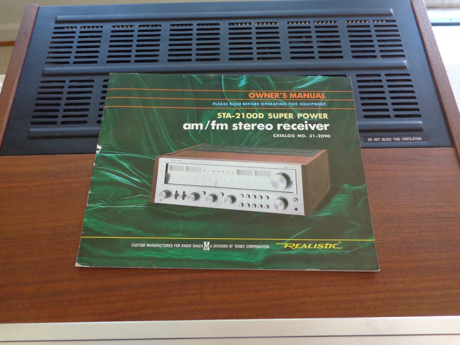 Realistic STA-2100D Receiver – Looks Nice – Needs Power Switch
