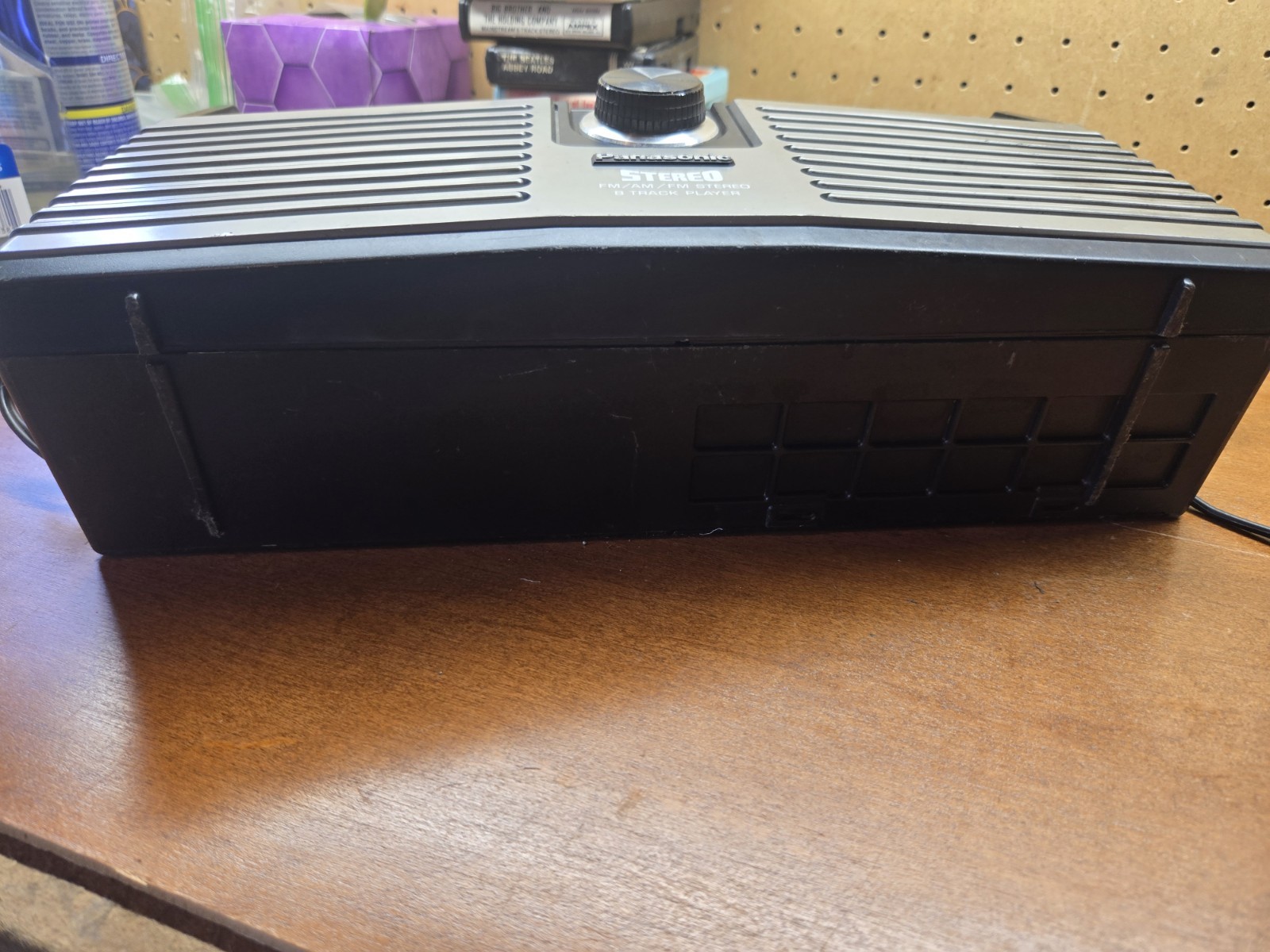 Tested Panasonic AM/FM/8 Track Player RS-836S. Pls See Description. 2 Free Tapes