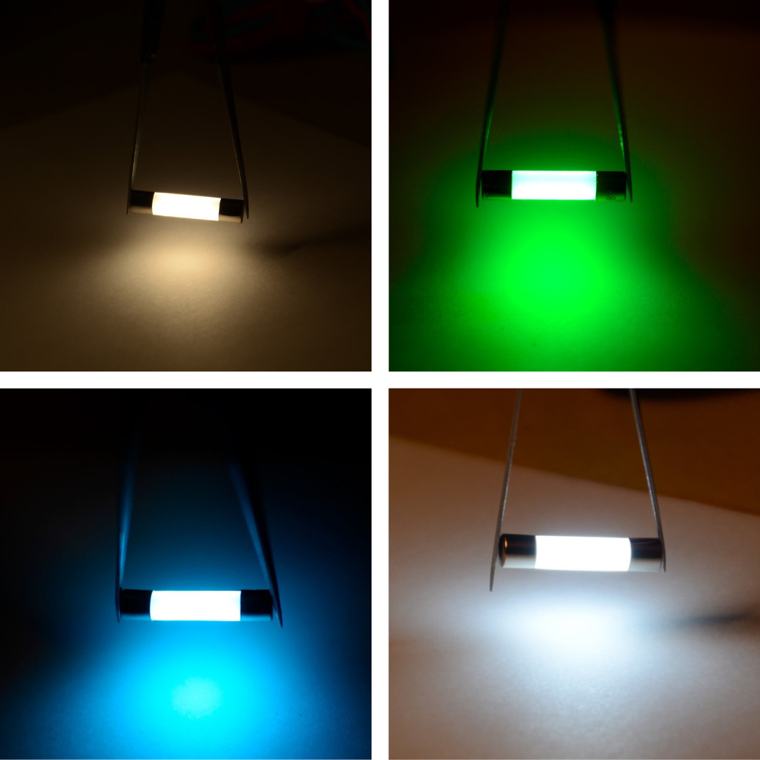 (10)8V-FROSTED LED DIAL LAMP/Sansui 9090 8080 6060 7070 /No Hot Spots! 4 COLORS!