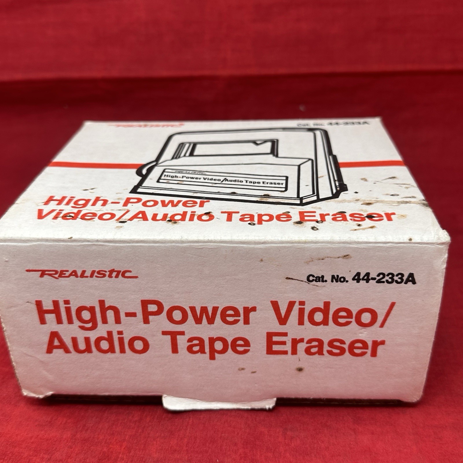 Realistic High Power Audio Video Bulk Tape Eraser Radio Shack 44-233A