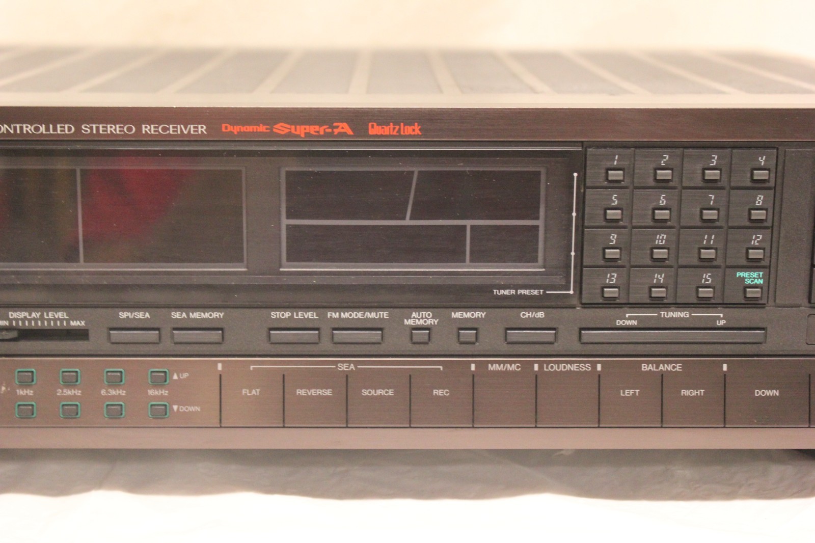 Vintage JVC R-X500B Computer Controlled Stereo Receiver with Remote