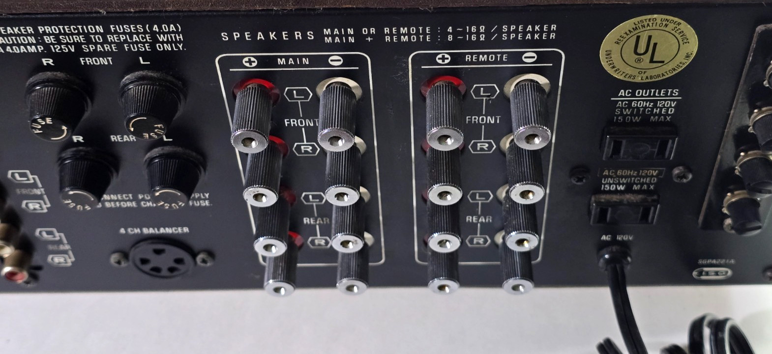 PANASONIC SA-6800X Quadrophonic Receiver 4 Channel AM/FM (Fully Tested/Working)