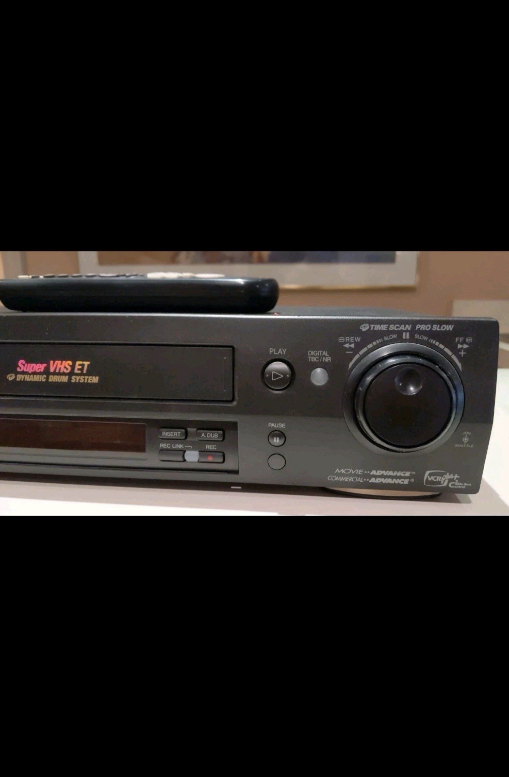 JVC HR-S7600U Super S-VHS ET VCR – Tested w/ Remote