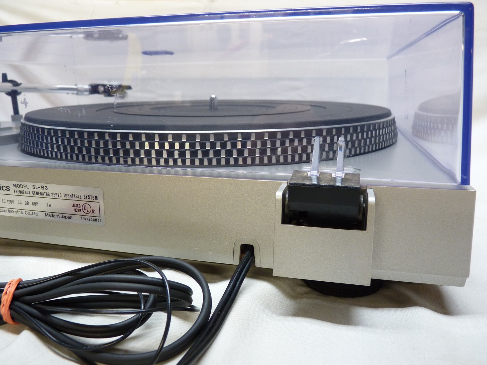 TECHNICS Vintage Belt Drive Auto Turntable SL-B3 Serviced *SEE VIDEO* Japan NICE