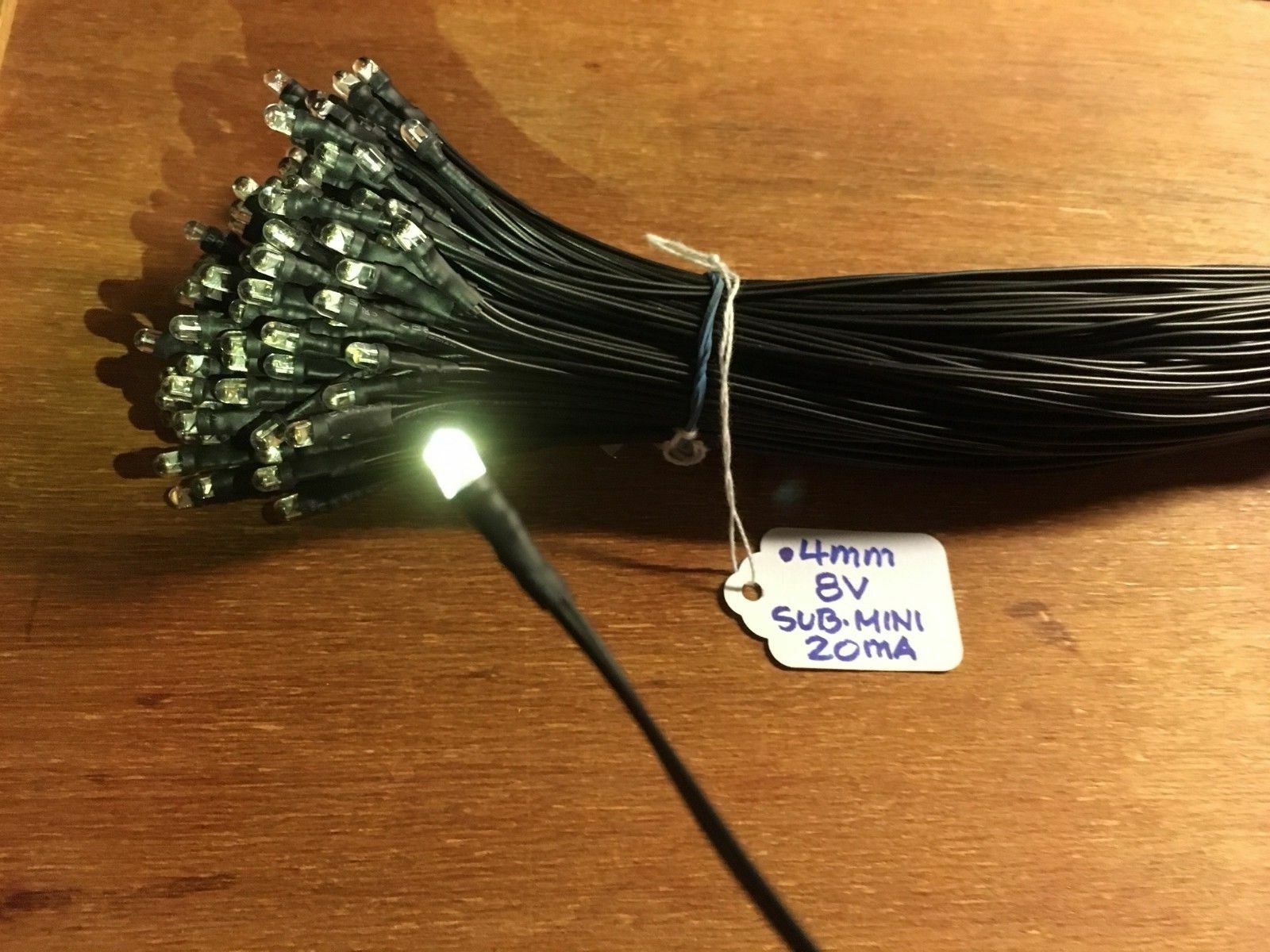 LAMP KITS (8v WHITE LEDs)MODEL QR-4500 QR-6500 DIAL RECEIVER BULBS/Sansui LIGHTS