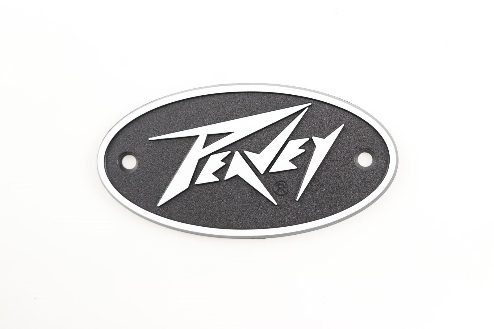 PEAVEY logo badge replacement piece plastic oval 97mm(3.81″)X49mm(1.92″)