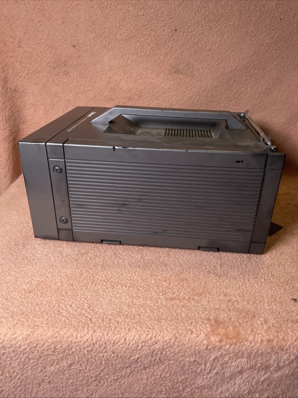 Deluxe MultiTech MB-0500 5″ Portable TV B&W UNTESTED NO CORD Might Work!