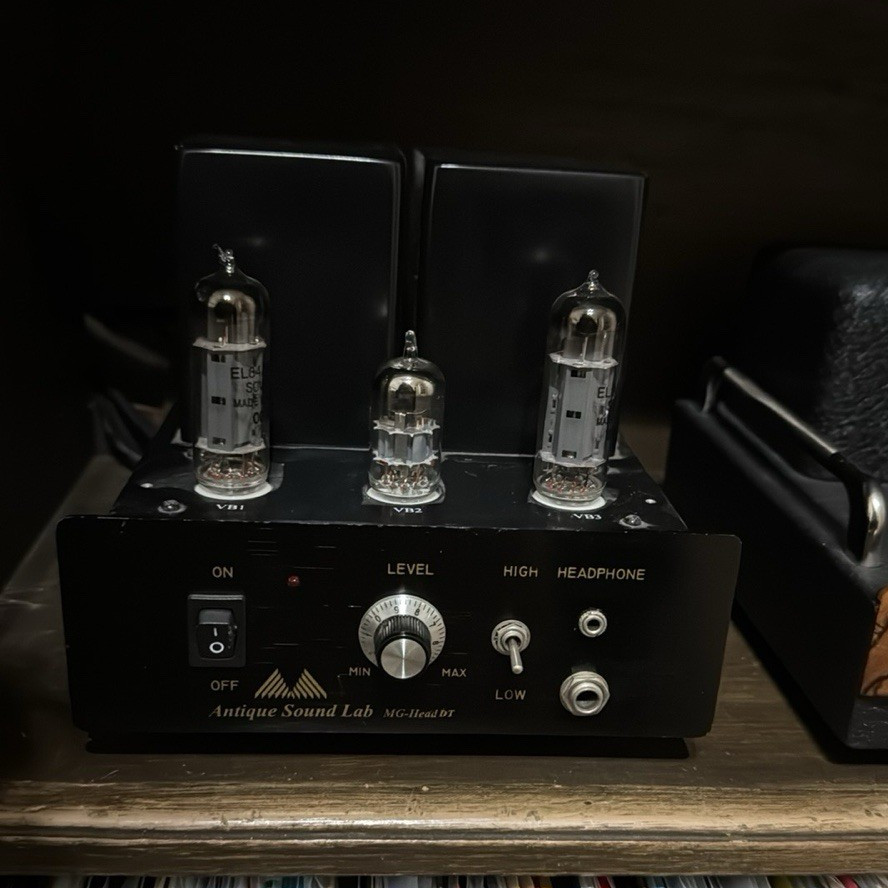 Antique Sound Lab MG-Head DT Tube Headphone Amplifier, Black