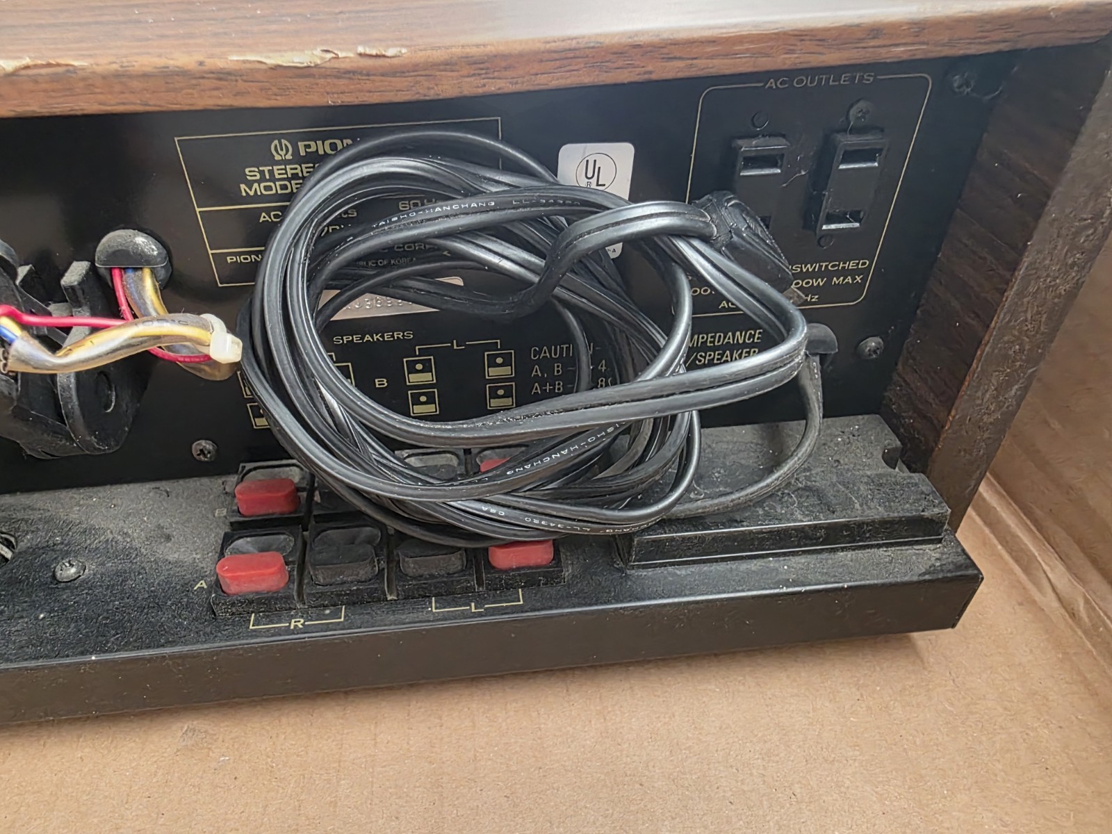 Vtg Pioneer Stereo Receiver Model SX-450 Tested & Works Great – Nice Cond