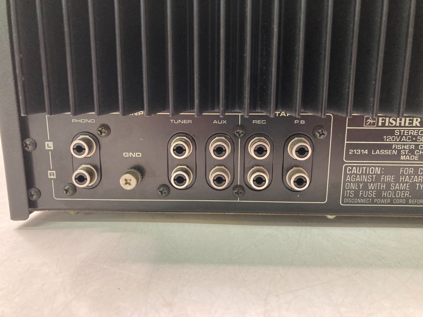 Vintage Fisher CA-880 Integrated Stereo Amplifier